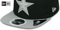 Cowboys REFLECTIVE GLEAMER SNAPBACK Black-Grey Fitted Hat by New Era - 4th View