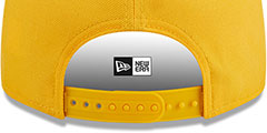 Cowboys TONAL TEAM-BASIC SNAPBACK Gold Hat by New Era - 4th View