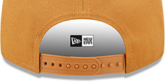 Cowboys TONAL TEAM-BASIC SNAPBACK Panama Tan Hat by New Era - 4th View