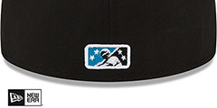 Crawdads COPA Black-Blue Fitted Hat by New Era - 4th View