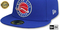 Cruise NBA G-LEAGUE Royal Fitted Hat by New Era - 4th View