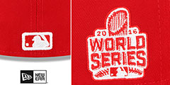 Cubs 1990 ASG SIDE-PATCH UP Red-White Fitted Hat by New Era - 4th View