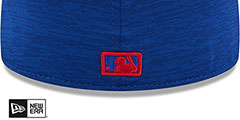 Cubs 2024 ONFIELD CLUBHOUSE Heather Royal Fitted Hat by New Era - 4th View