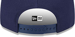 Cubs COPA SNAPBACK Navy-Sky  Hat by New Era - 4th View