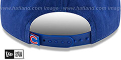 Cubs RETRO-SCRIPT SNAPBACK Royal Hat by New Era - 4th View