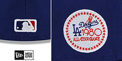 Dodgers 1980 ALL STAR GAME SIDE-PATCH UP Fitted Hat by New Era - 4th View