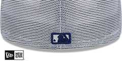 Dodgers BATTING PRACTICE TRUCKER White Fitted Hat by New Era - 4th View