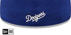 Dodgers 2024 COOPERSTOWN CLUBHOUSE Heather Royal Fitted Hat by New Era - 4th View