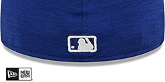 Dodgers 2024 ONFIELD CLUBHOUSE Heather Royal Fitted Hat by New Era - 4th View