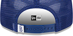 Dodgers COOP TEAM-BASIC TRUCKER SNAPBACK Royal Hat by New Era - 4th View