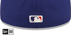 Dodgers FLORAL WATERCOLORS Royal Fitted Hat by New Era - 4th View