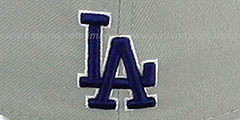 Dodgers TEAM-PRIDE Grey-Royal Fitted Hat by New Era - 4th View