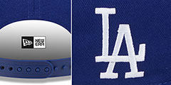 Dodgers TEAM-SCRIPT SNAPBACK Royal Hat by New Era - 4th View