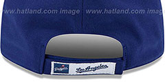 Dodgers THE-LEAGUE GAME STRAPBACK Royal Hat by New Era - 4th View