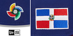 Dominican Republic 2023 WBC GAME Royal-Red Hat by New Era - 4th View