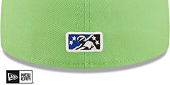 Drillers THEME NIGHT Lime-Royal Fitted Hat by New Era - 4th View