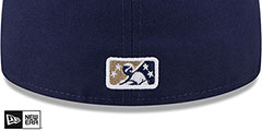 Dust Devils MILB MARVEL DEFENDERS White-Navy Fitted Hat by New Era - 4th View