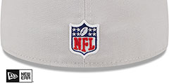 Eagles 2024 HISTORIC SIDELINE Stone-Green Fitted Hat by New Era - 4th View