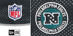 Eagles 2024 NFL SIDELINE Black Fitted Hat by New Era - 4th View