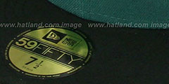 Eagles NFL STADIUM Green-Black Fitted Hat by New Era - 4th View