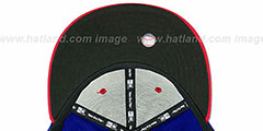 Expos COOP 2T PAYDIRT SNAPBACK Royal-Red Adjustable Hat by New Era - 4th View