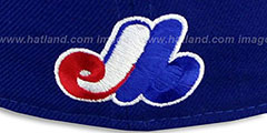 Expos COOP SCRIPT-PUNCH Royal-Red Fitted Hat by New Era - 4th View