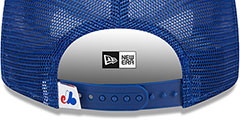 Expos COOP TEAM-BASIC TRUCKER SNAPBACK Royal Hat by New Era - 4th View