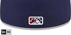 Express MILB MARVEL DEFENDERS Navy-Burgundy Fitted Hat by New Era - 4th View