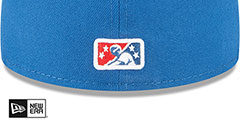 Express THEME NIGHT Blue Fitted Hat by New Era - 4th View