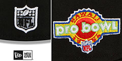 Falcons 1994 PRO BOWL SIDE-PATCH Black Fitted Hat by New Era - 4th View