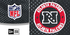 Falcons 2024 NFL SIDELINE Black Fitted Hat by New Era - 4th View