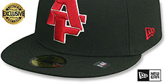 Falcons NFL LIGATURE Black Fitted Hat by New Era - 4th View