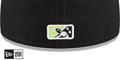 Fireflies MILB ONFIELD HOME Navy Fitted Hat by New Era - 4th View