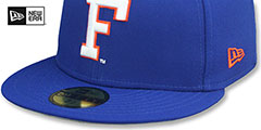 Florida NCAA TEAM-BASIC Royal Fitted Hat by New Era - 4th View