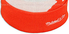 Flyers PAINTBRUSH BEANIE by Mitchell and Ness - 4th View