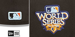 Giants 2010 WS CLOUD-UNDER Black Fitted Hat by New Era - 4th View