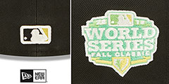 Giants 2012 WS CITRUS POP Black-Yellow Fitted Hat by New Era - 4th View