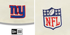 Giants 2022 NFL SIDELINE Cream-Royal Fitted Hat by New Era - 4th View