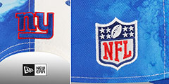 Giants 2022 NFL SIDELINE TIE-DYE SNAPBACK Hat by New Era - 4th View