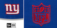 Giants 2023 NFL DRAFT Royal Fitted Hat by New Era - 4th View