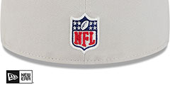 Giants 2024 HISTORIC SIDELINE Stone-Navy Fitted Hat by New Era - 4th View