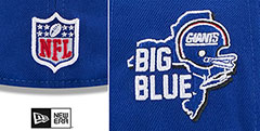 Giants 2024 NFL DRAFT Royal Fitted Hat by New Era - 4th View