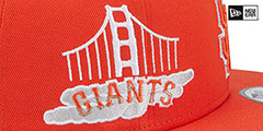 Giants ALTERNATE CITY CONNECT SNAPBACK Hat by New Era - 4th View