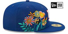 Giants GROOVY Royal Fitted Hat by New Era - 4th View