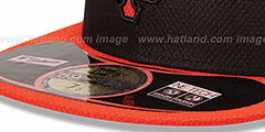 Giants MLB DIAMOND ERA 59FIFTY Black-Orange BP Hat by New Era - 4th View