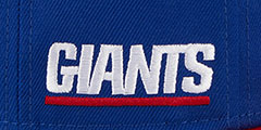 Giants NFL LIGATURE SNAPBACK Royal-Red Hat by New Era - 4th View