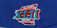 Giants SUPER BOWL XLII SIDE-PATCH SNAPBACK Hat by New Era - 4th View