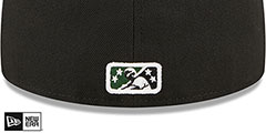 Grasshoppers MILB MARVEL DEFENDERS Black Fitted Hat by New Era - 4th View