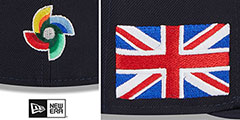 Great Britain 2023 WBC GAME Navy Hat by New Era - 4th View