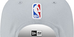 Grizzlies 2023 TIP OFF SNAPBACK Grey-Navy Hat by New Era - 4th View